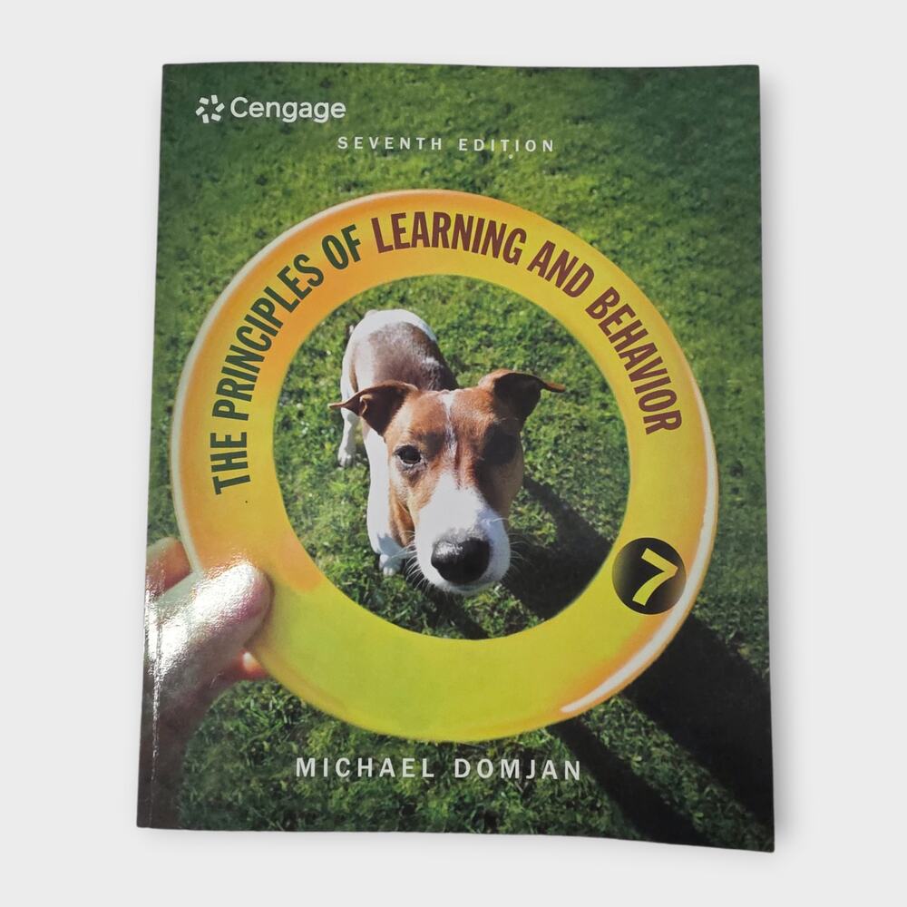 The Principles of Learning And Behavior 7th Edition Michael Domjan Cengage